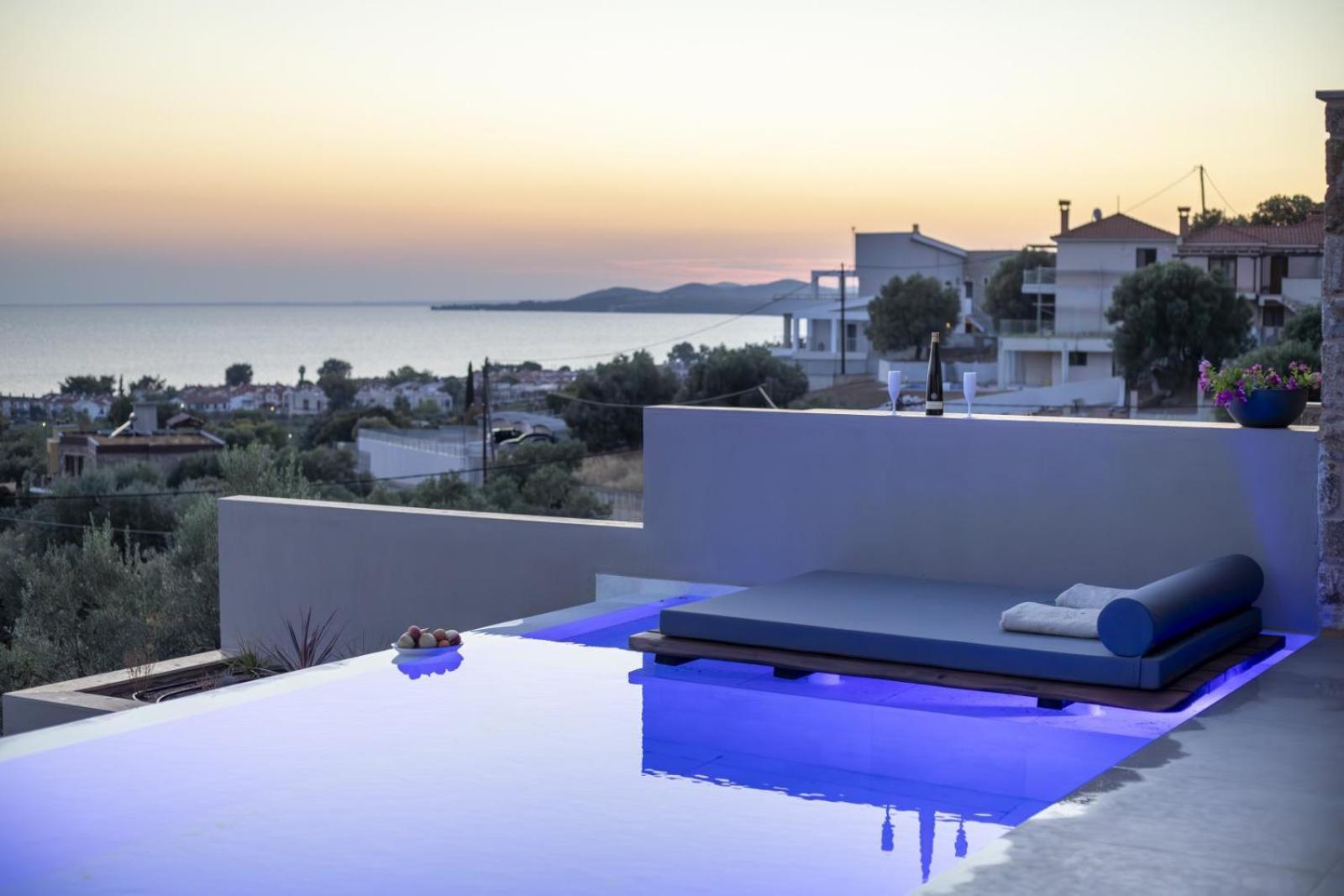 Lithos Villas - Nikiti Halkidiki Bagian luar foto