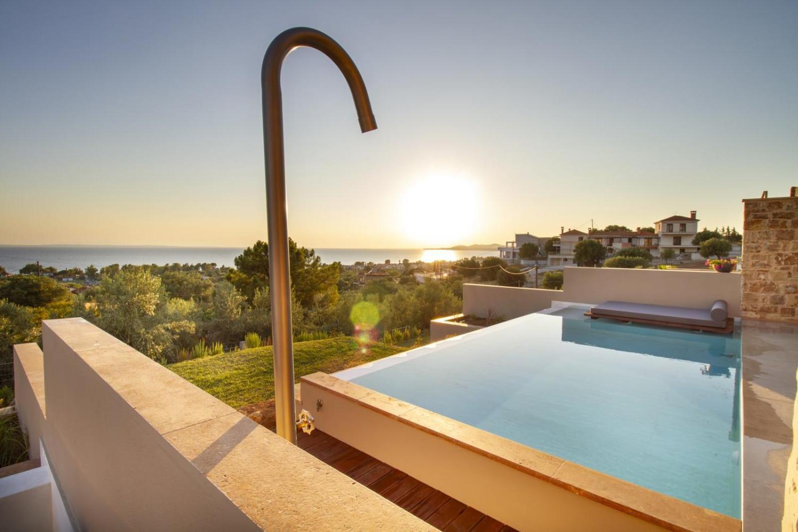Lithos Villas - Nikiti Halkidiki Bagian luar foto